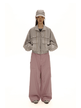 Vintage Plaid Ruffle Trim Drawstring Jacket - COPPING THREADS - MOROMORO